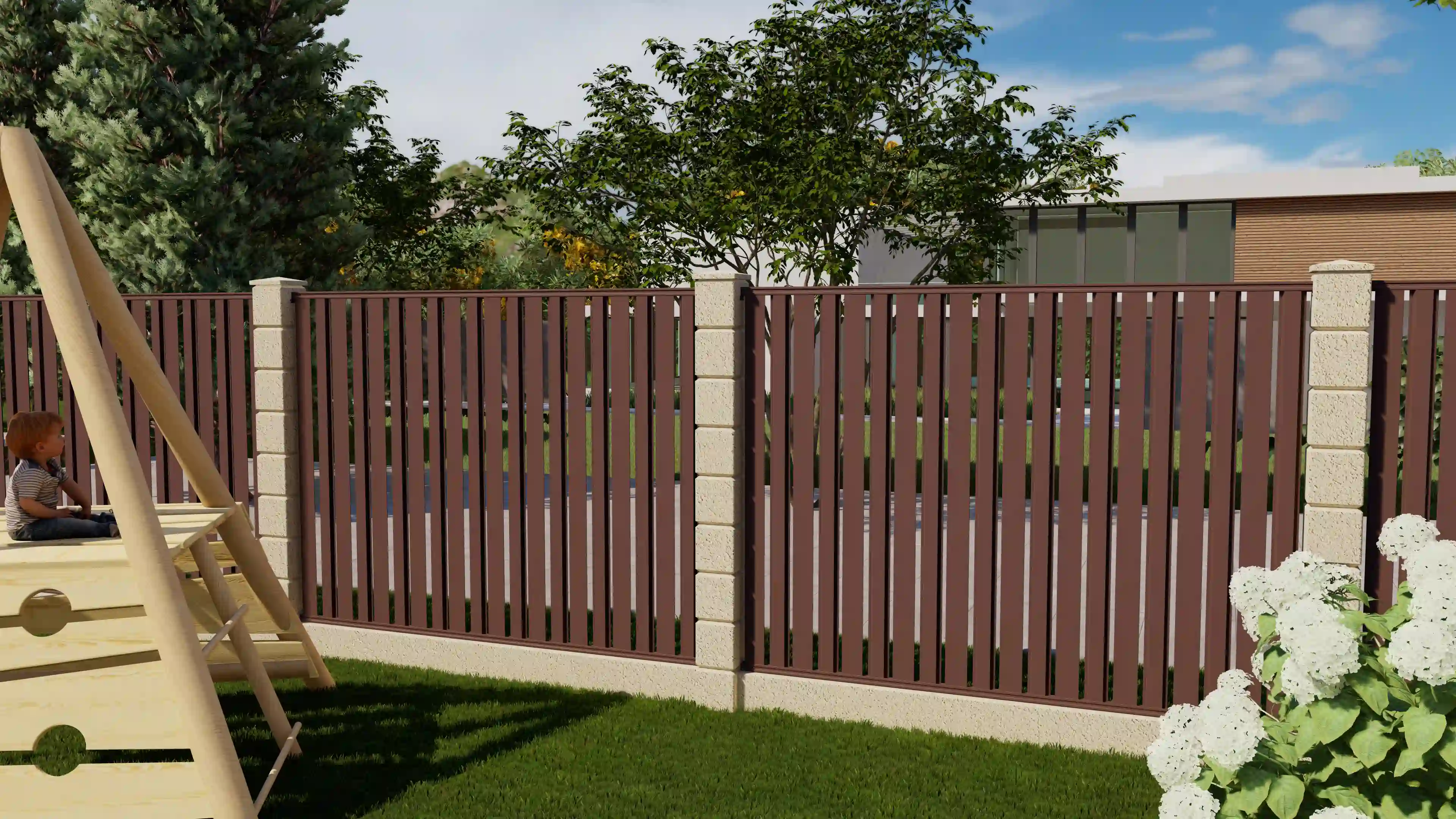 забор Лондон Штакетник